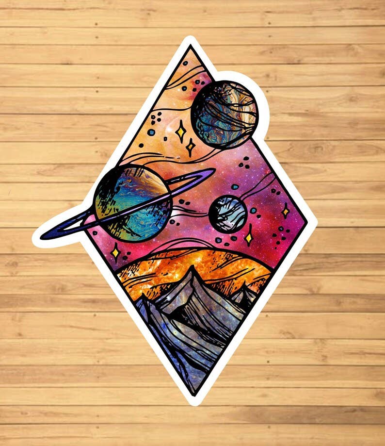 Outer Space Sticker