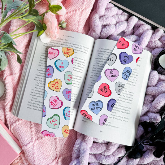 Conversation Hearts Bookmarks