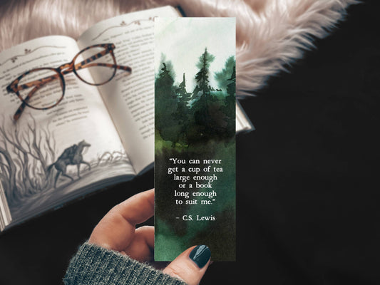 C.S. Lewis Tea Quote Bookmark