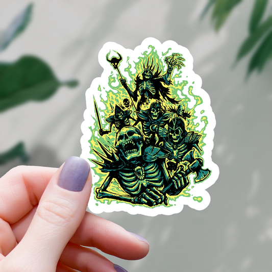 Necromancer Army Sticker - 3"