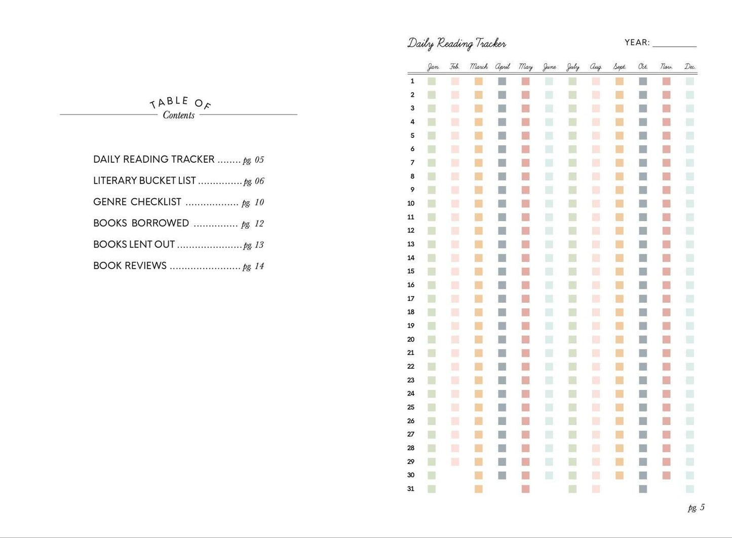 Reading Journal for Teens: For the Love of Books