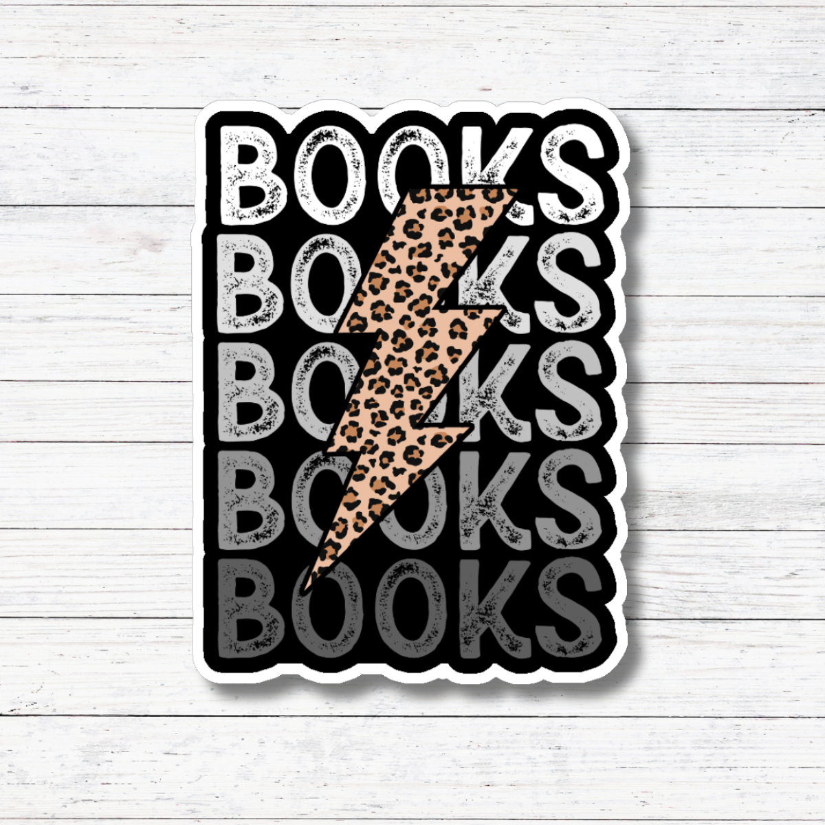 Cheetah Books - Cheetah Print Sticker/Magnet