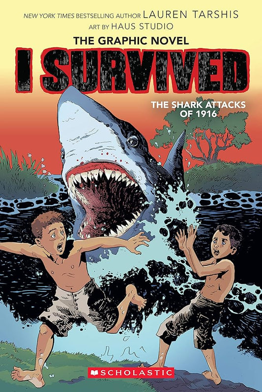 I Survived the Shark Attacks of 1916 (I Survived Graphix) cover image