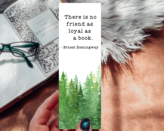 Hemingway Quote Bookmark