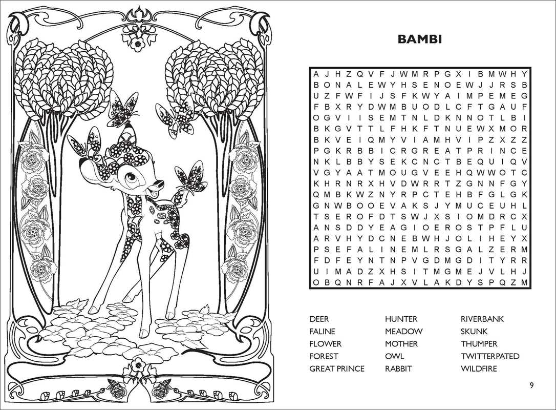 Disney Word Search and Coloring Book by Editors of Thunder Bay Press