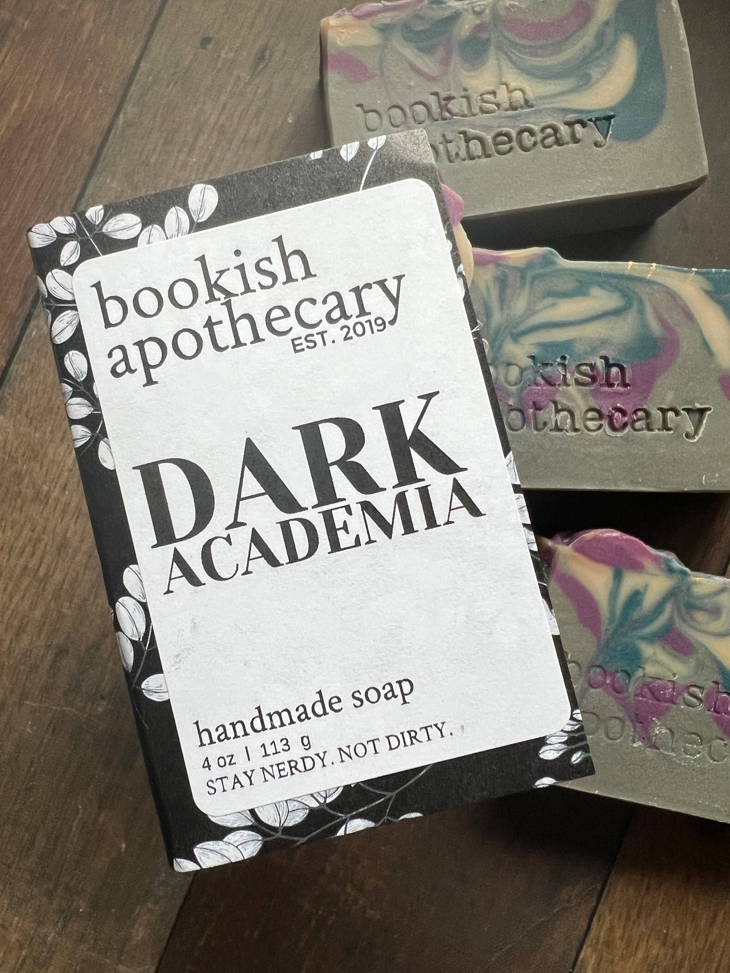 Dark Academia Book Lover Soap