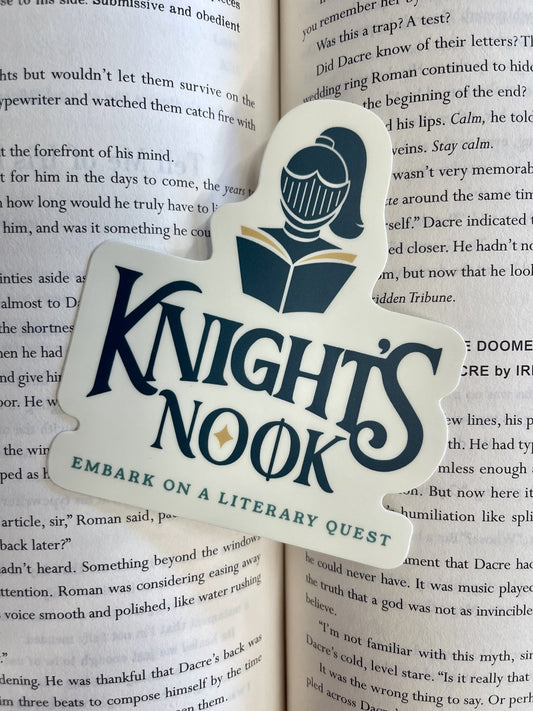 Knight's Nook Logo Sticker