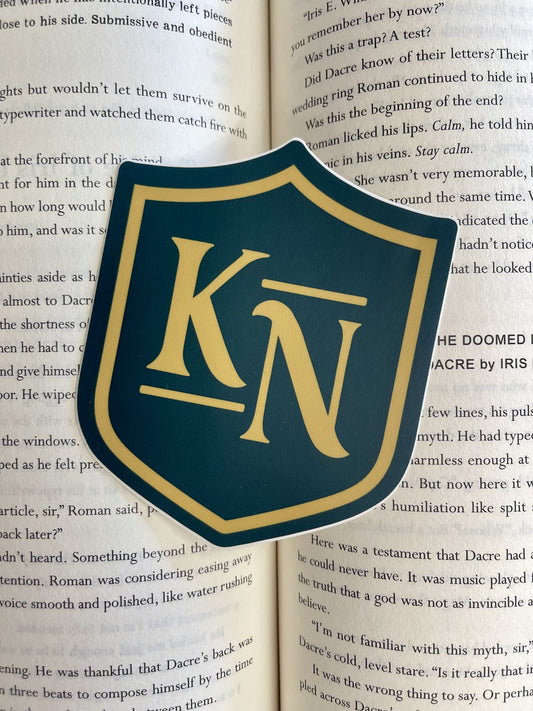 Knight's Nook Shield Sticker